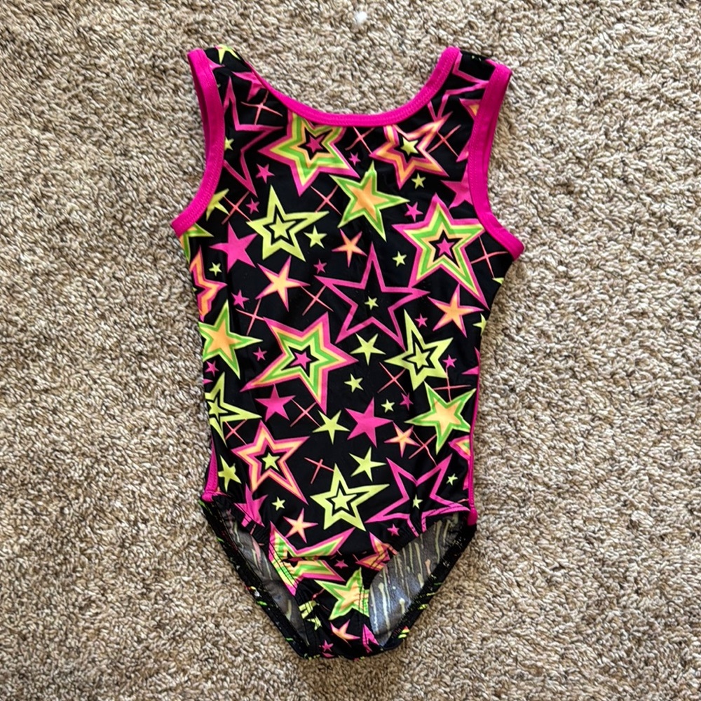 Destira Colorful Star Patterned Leotard